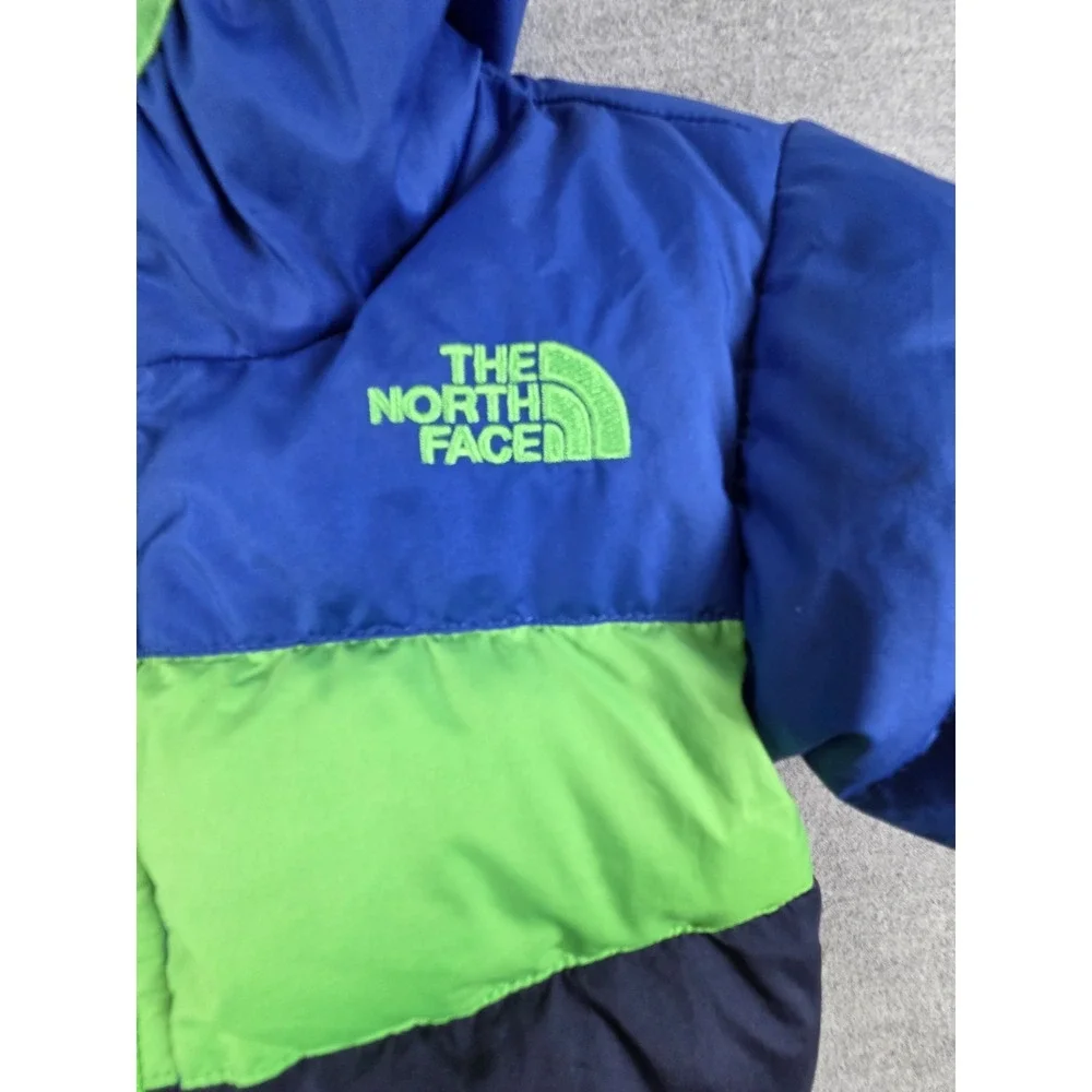 The North Face Moondoggy 550 Down Reversible Puffer Jacket Coat Boys 6-12 Mos